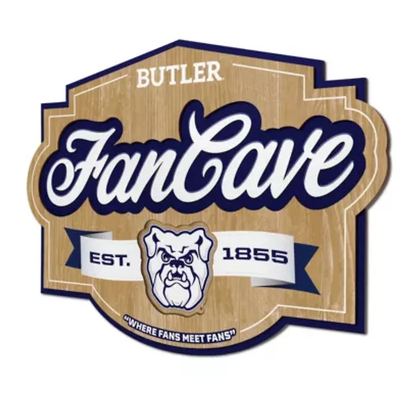 Butler University Bulldogs YouTheFan NCAA Butler Bulldogs Fan Cave Sign