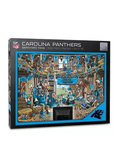 YouTheFan NFL Carolina Panthers Barnyard Fans 500pc Puzzle