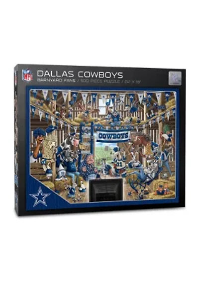 YouTheFan NFL Dallas Cowboys Barnyard Fans 500pc Puzzle