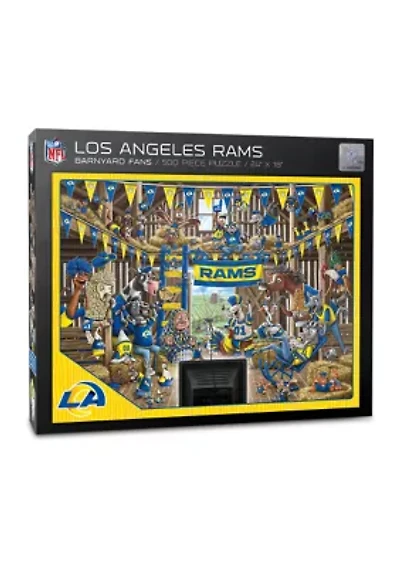 YouTheFan NFL Los Angeles Rams Barnyard Fans 500pc Puzzle