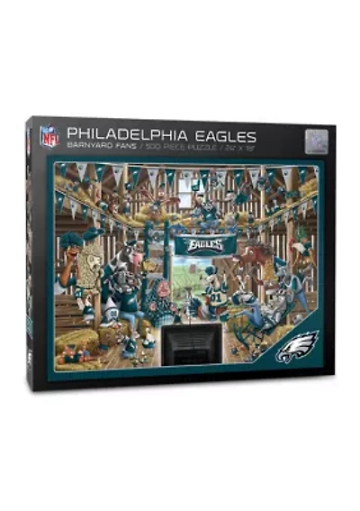 YouTheFan NFL Philadelphia Eagles Barnyard Fans 500pc Puzzle