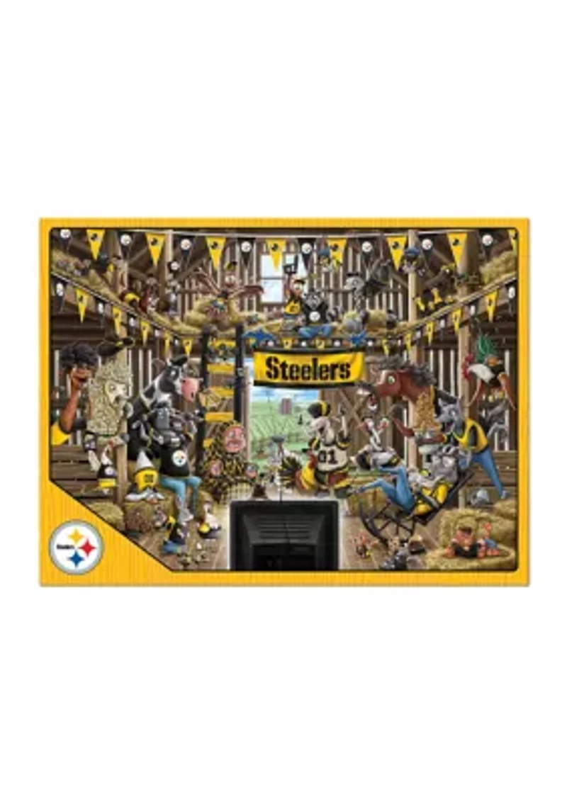 YouTheFan NFL Pittsburgh Steelers Barnyard Fans 500pc Puzzle