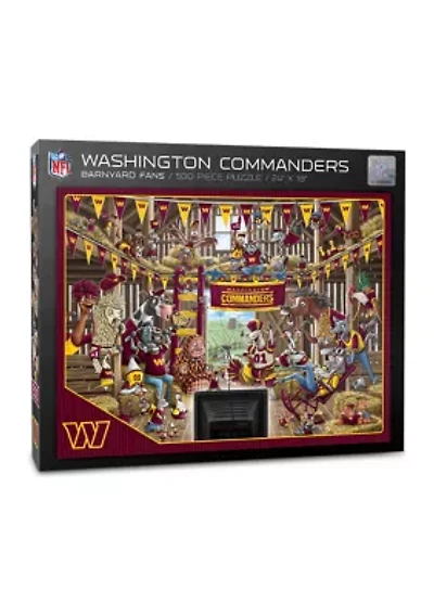 YouTheFan NFL Washington Commanders Barnyard Fans 500pc Puzzle