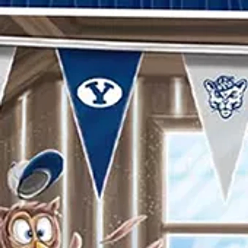 YouTheFan NCAA BYU Cougars Barnyard Fans 500pc Puzzle