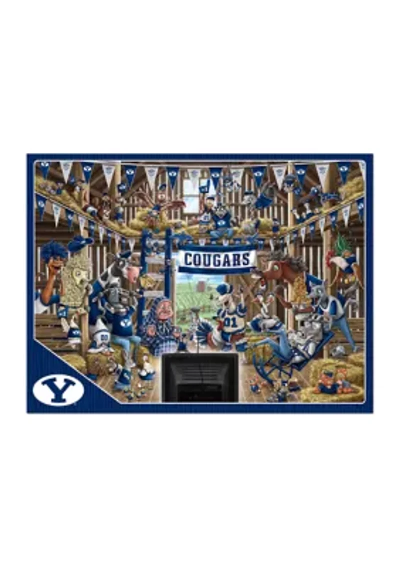 YouTheFan NCAA BYU Cougars Barnyard Fans 500pc Puzzle