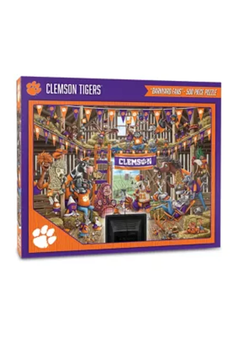 YouTheFan NCAA Clemson Tigers Barnyard Fans 500pc Puzzle