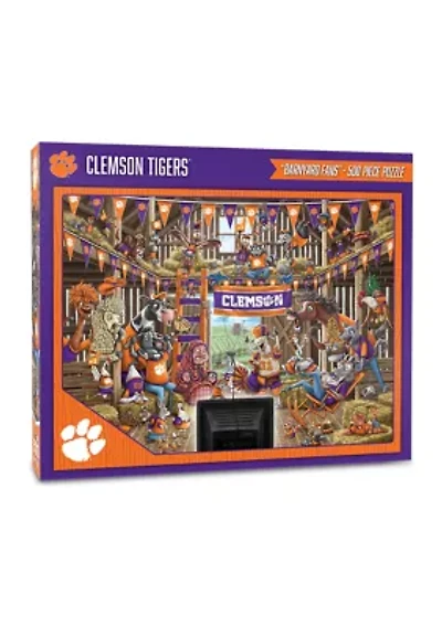 YouTheFan NCAA Clemson Tigers Barnyard Fans 500pc Puzzle