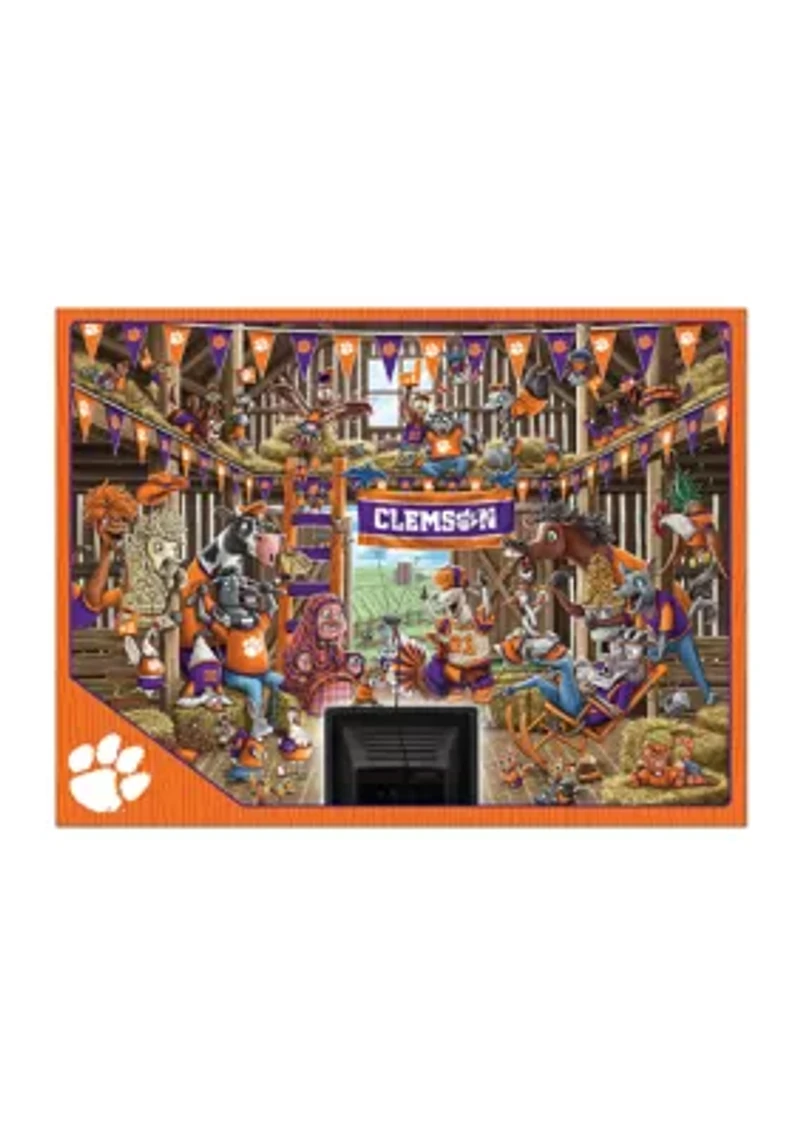 YouTheFan NCAA Clemson Tigers Barnyard Fans 500pc Puzzle