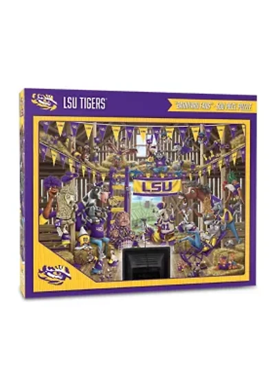 YouTheFan NCAA LSU Tigers Barnyard Fans 500pc Puzzle
