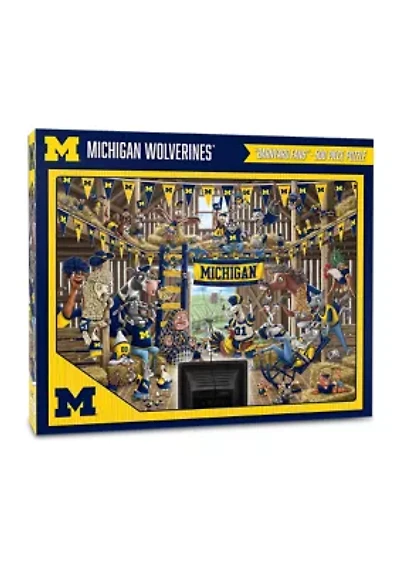 YouTheFan NCAA Michigan Wolverines Barnyard Fans 500pc Puzzle