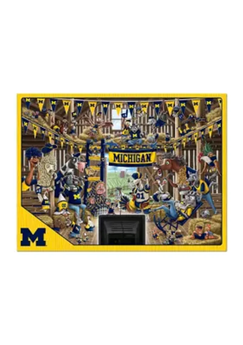 YouTheFan NCAA Michigan Wolverines Barnyard Fans 500pc Puzzle