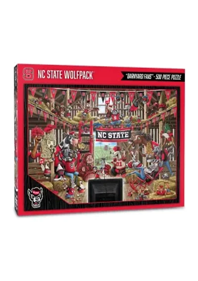 YouTheFan NCAA NC State Wolfpack Barnyard Fans 500pc Puzzle