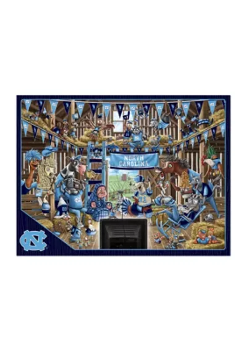 YouTheFan NCAA North Carolina Tar Heels Barnyard Fans 500pc Puzzle