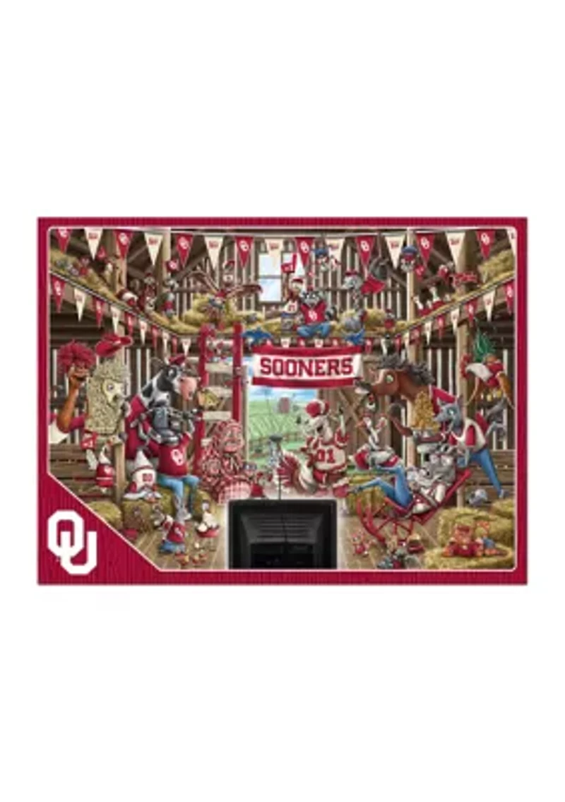 YouTheFan NCAA Oklahoma Sooners Barnyard Fans 500pc Puzzle