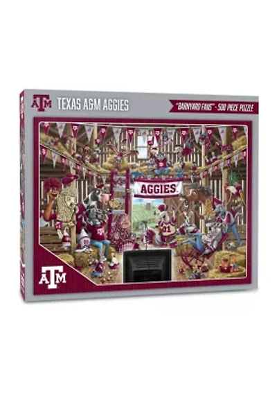 YouTheFan NCAA Texas A&M Aggies Barnyard Fans 500pc Puzzle
