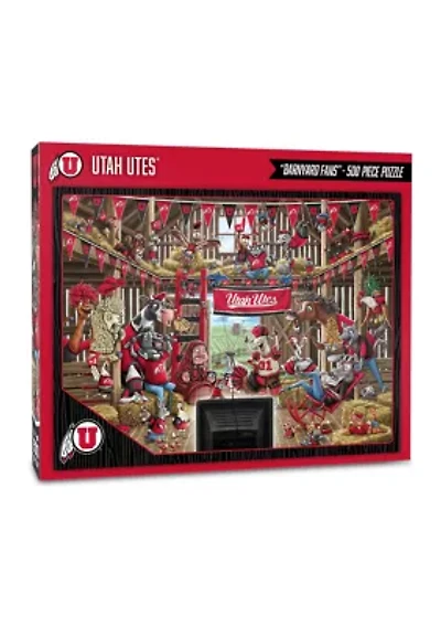 YouTheFan NCAA Utah Utes Barnyard Fans 500pc Puzzle