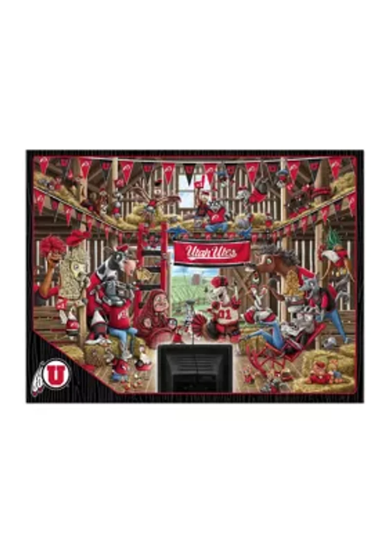 YouTheFan NCAA Utah Utes Barnyard Fans 500pc Puzzle