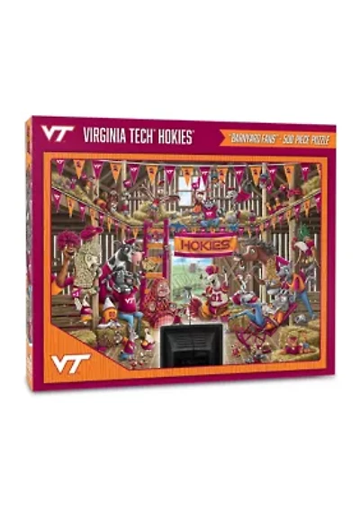 YouTheFan NCAA Virginia Tech Hokies Barnyard Fans 500pc Puzzle