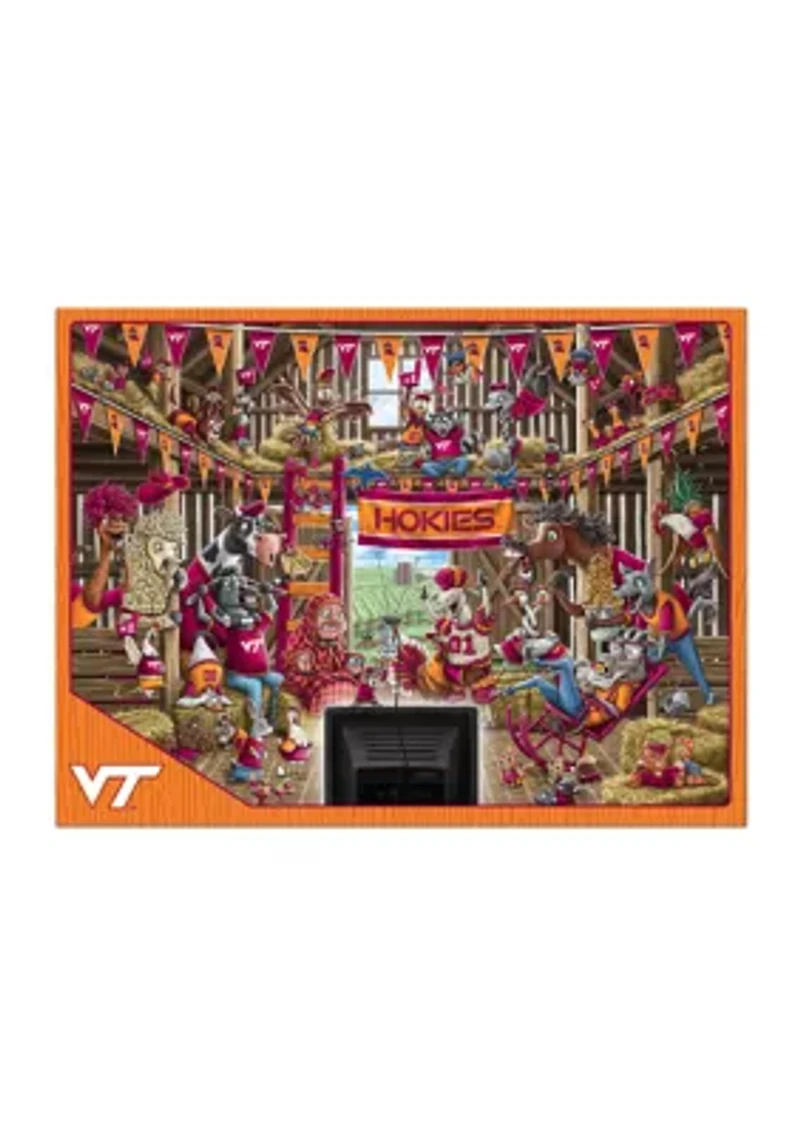 YouTheFan NCAA Virginia Tech Hokies Barnyard Fans 500pc Puzzle