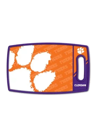 YouTheFan NCAA Clemson Tigers Logo Series Cutting Board