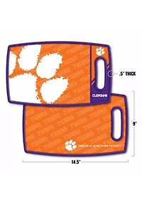 YouTheFan NCAA Clemson Tigers Logo Series Cutting Board
