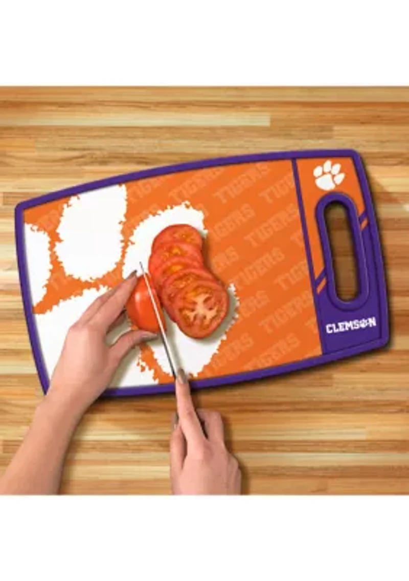 YouTheFan NCAA Clemson Tigers Logo Series Cutting Board