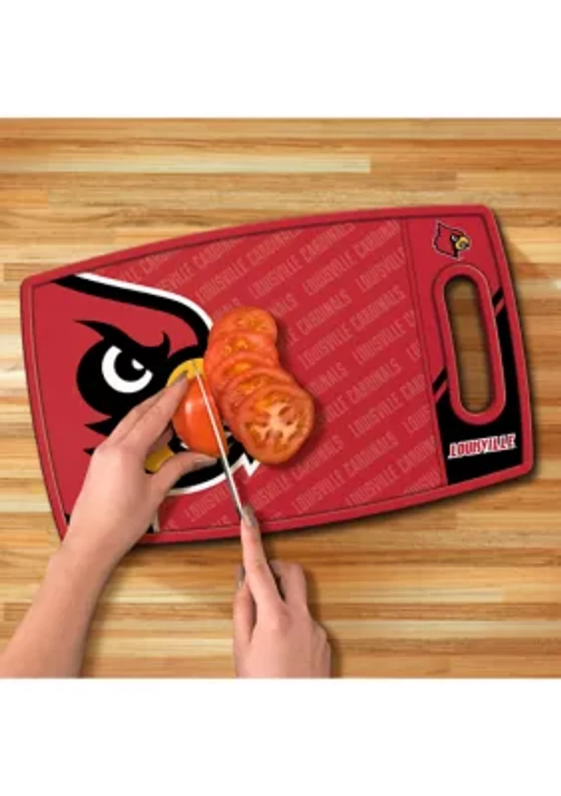 YouTheFan NCAA Louisville Cardinals Logo Series Cutting Board