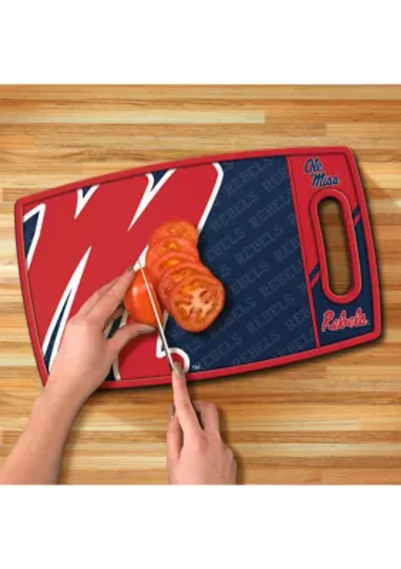 Ole Miss Rebels YouTheFan NCAA Mississippi Rebels Logo Series Cutting Board
