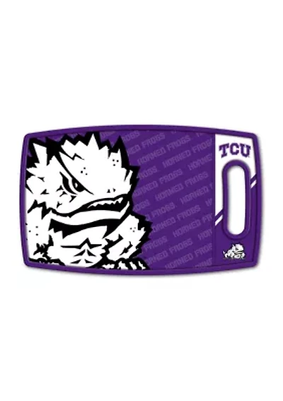 YouTheFan NCAA TCU Horned Frogs Logo Series Cutting Board