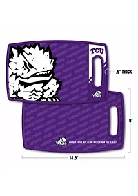 YouTheFan NCAA TCU Horned Frogs Logo Series Cutting Board