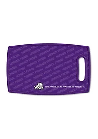 YouTheFan NCAA TCU Horned Frogs Logo Series Cutting Board