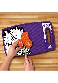 YouTheFan NCAA TCU Horned Frogs Logo Series Cutting Board