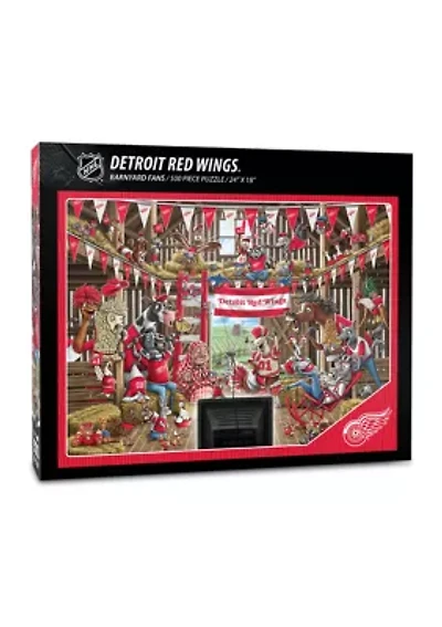 YouTheFan NHL Detroit Red Wings Barnyard Fans 500pc Puzzle