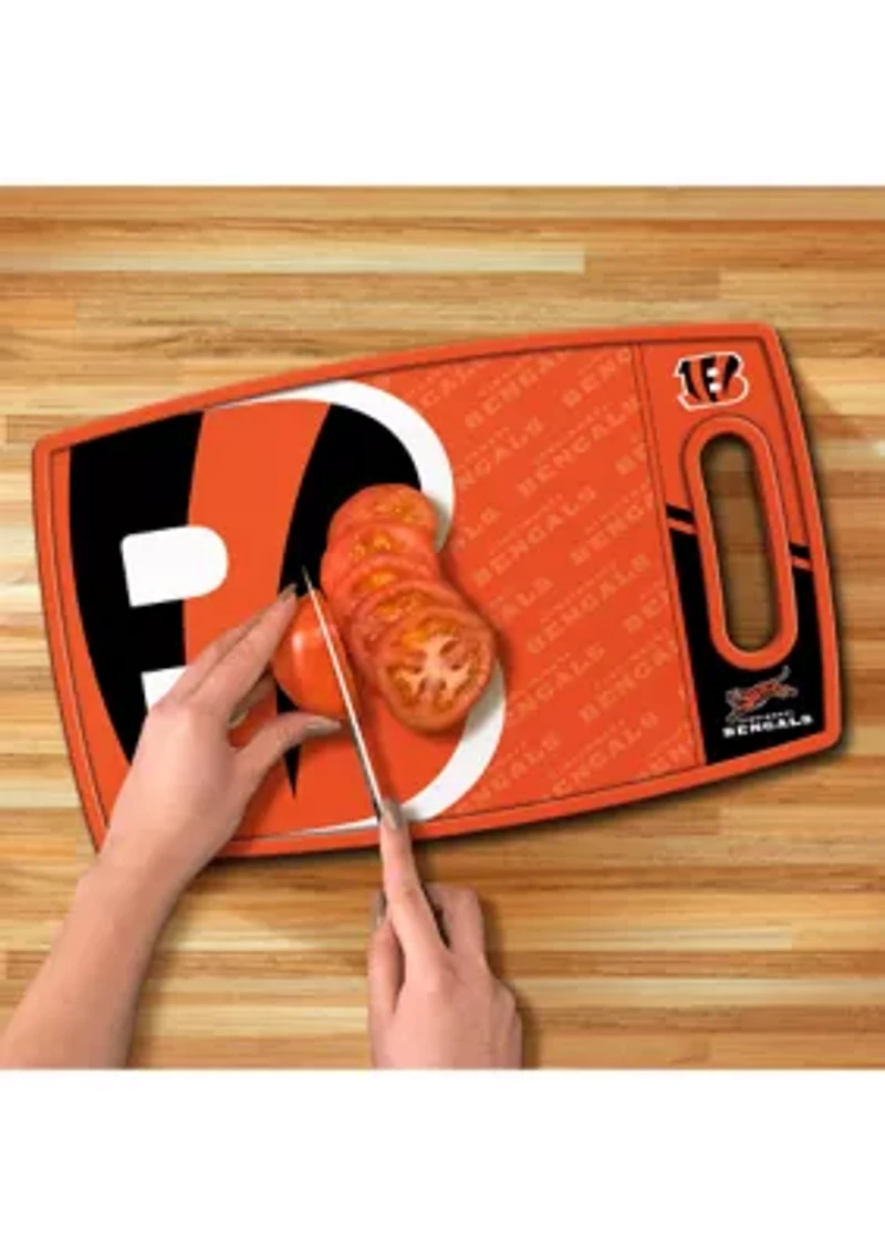 YouTheFan NFL Cincinnati Bengals Logo Series Cutting Board
