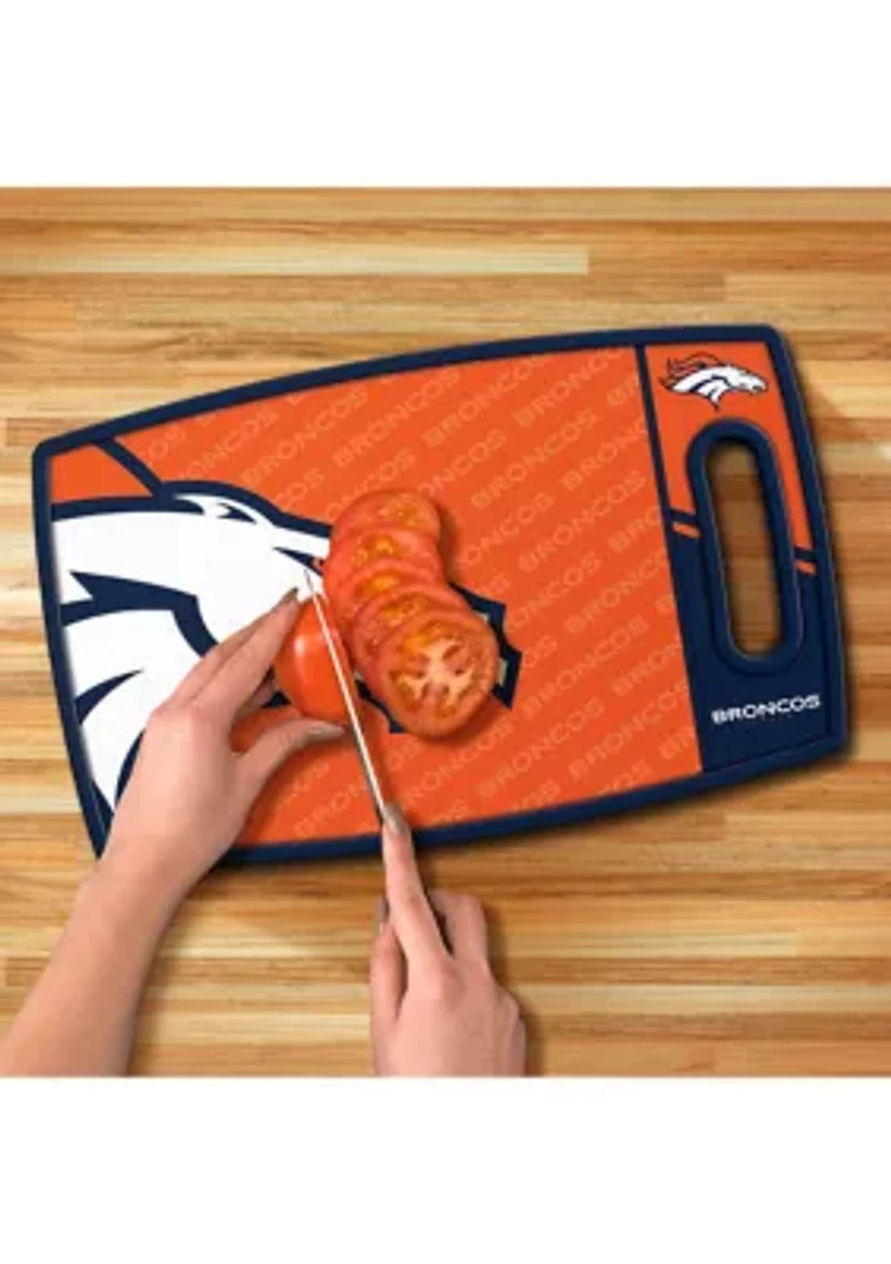 YouTheFan NFL Denver Broncos Logo Series Cutting Board