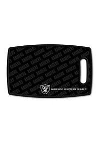 Oakland Raiders YouTheFan NFL Las Vegas Raiders Logo Series Cutting Board
