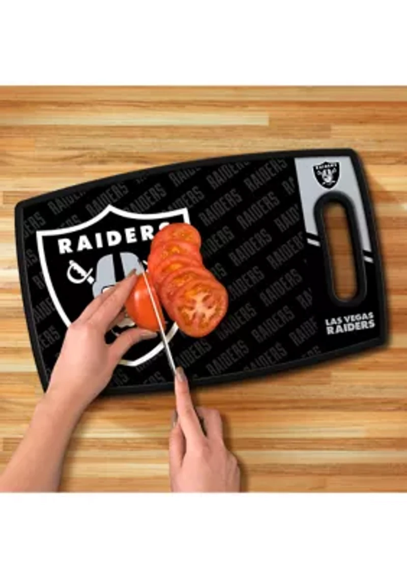 Oakland Raiders YouTheFan NFL Las Vegas Raiders Logo Series Cutting Board