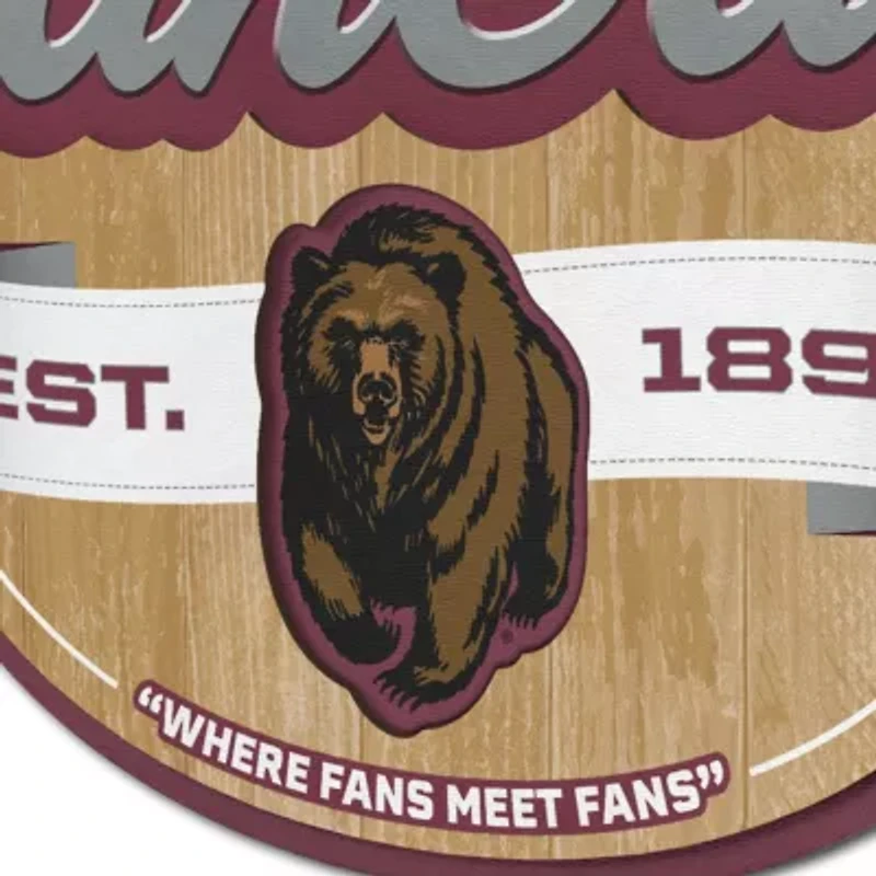 YouTheFan NCAA Montana Grizzlies Fan Cave Sign