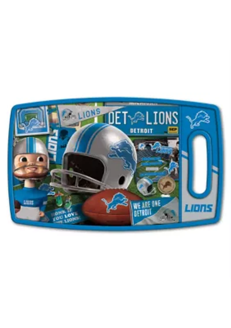 YouTheFan NFL Detroit Lions Retro Series Cutting Board