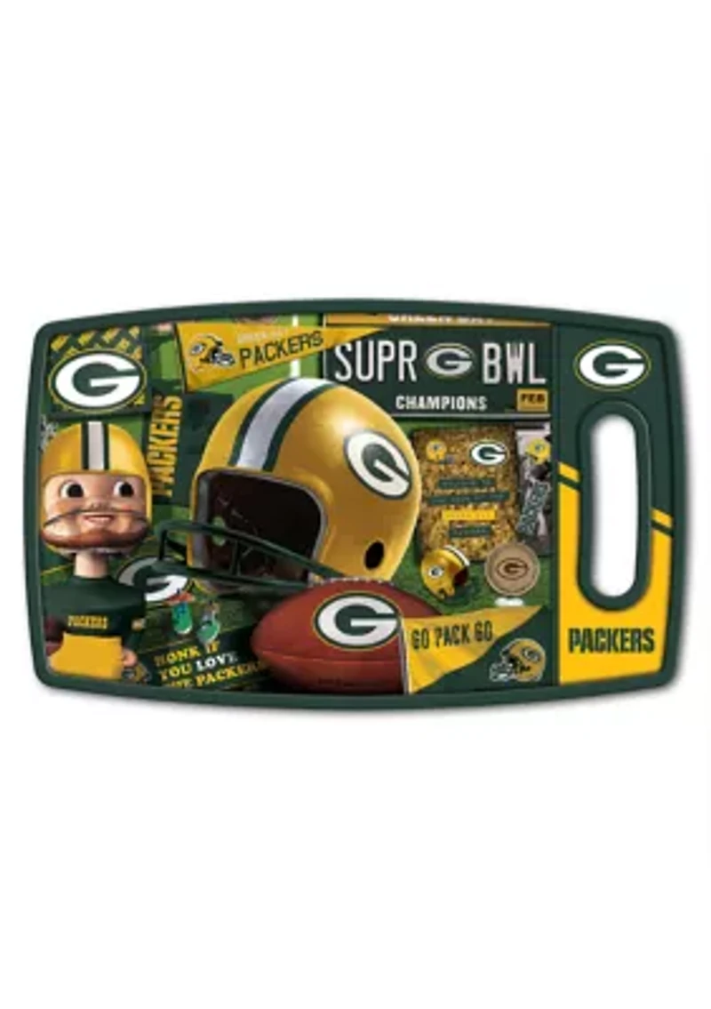 YouTheFan NFL Green Bay Packers Retro Series Cutting Board