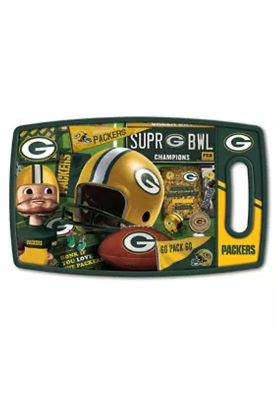 YouTheFan NFL Green Bay Packers Retro Series Cutting Board