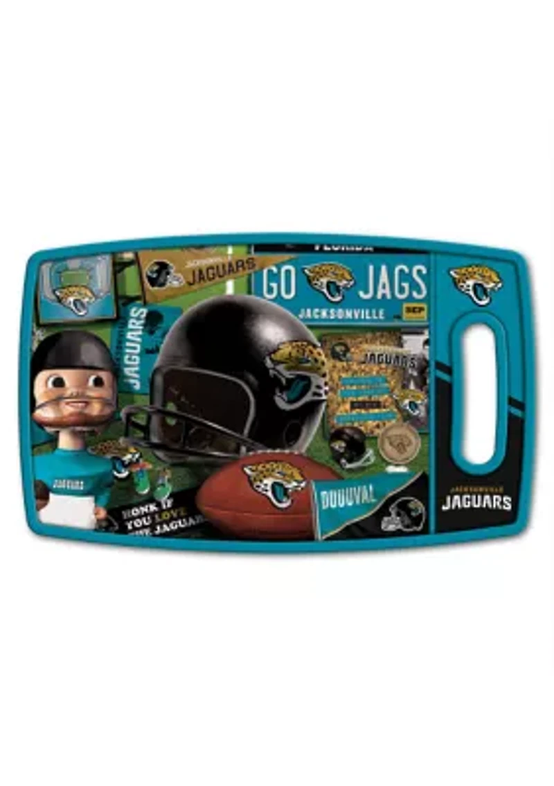 YouTheFan NFL Jacksonville Jaguars Retro Series Cutting Board