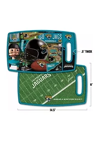YouTheFan NFL Jacksonville Jaguars Retro Series Cutting Board