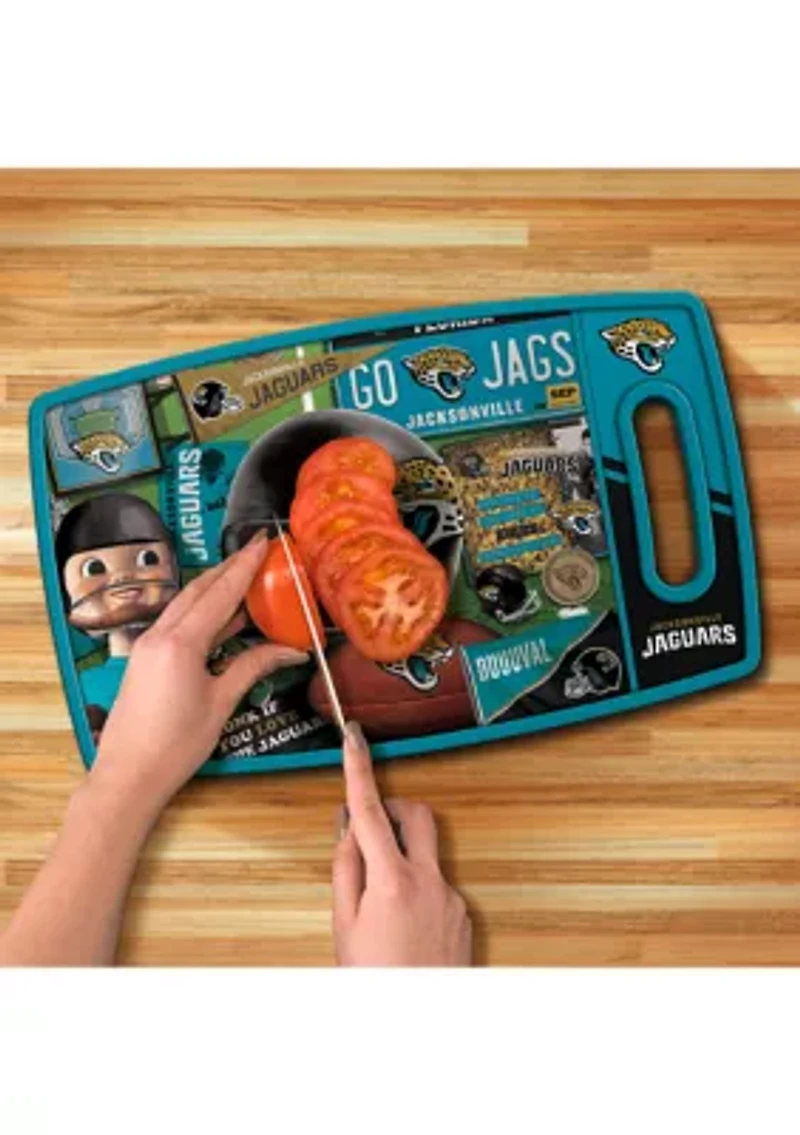 YouTheFan NFL Jacksonville Jaguars Retro Series Cutting Board