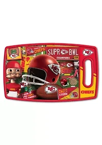 YouTheFan NFL Kansas City Chiefs Retro Series Cutting Board