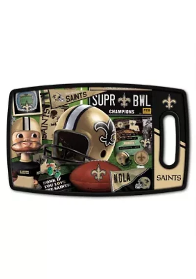 YouTheFan NFL New Orleans Saints Retro Series Cutting Board