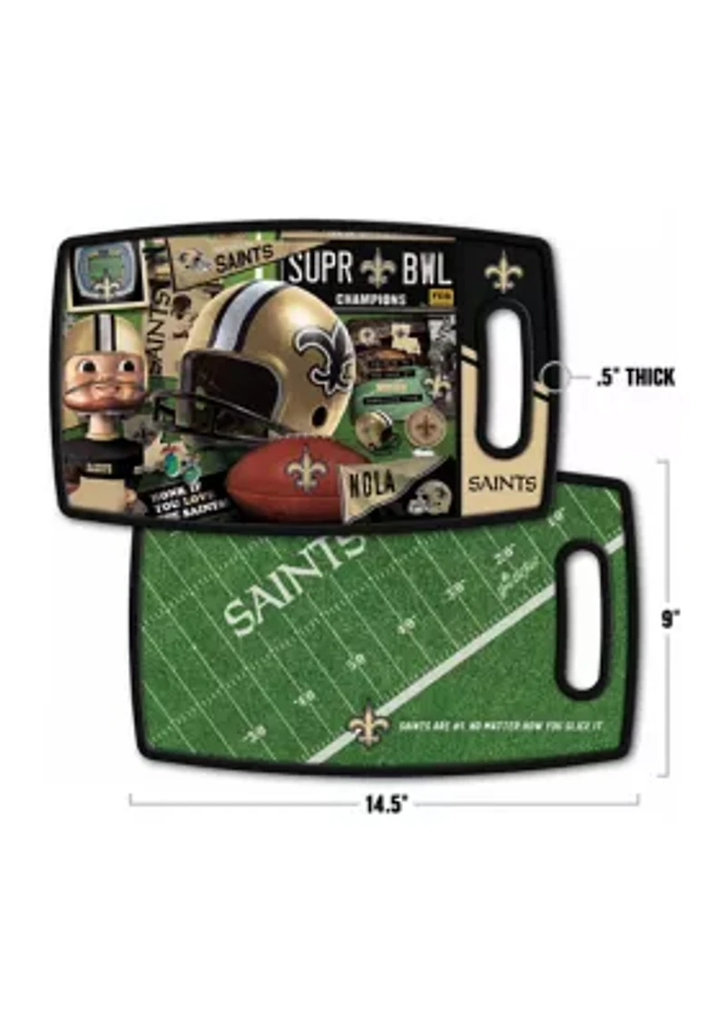 YouTheFan NFL New Orleans Saints Retro Series Cutting Board