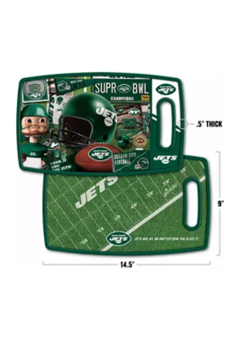 YouTheFan NFL New York Jets Retro Series Cutting Board