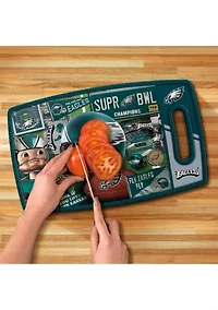 YouTheFan NFL Philadelphia Eagles Retro Series Cutting Board