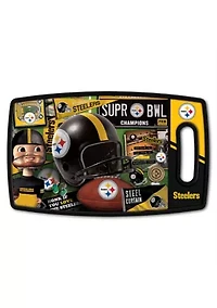 YouTheFan NFL Pittsburgh Steelers Retro Series Cutting Board